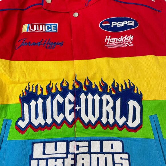 L Juice Wrld Lucid Dreams Racing Jacket - Picture 3 of 5